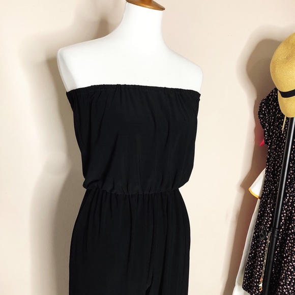 Unbranded Strapless Black Jumpsuit - Picture 3 of 4